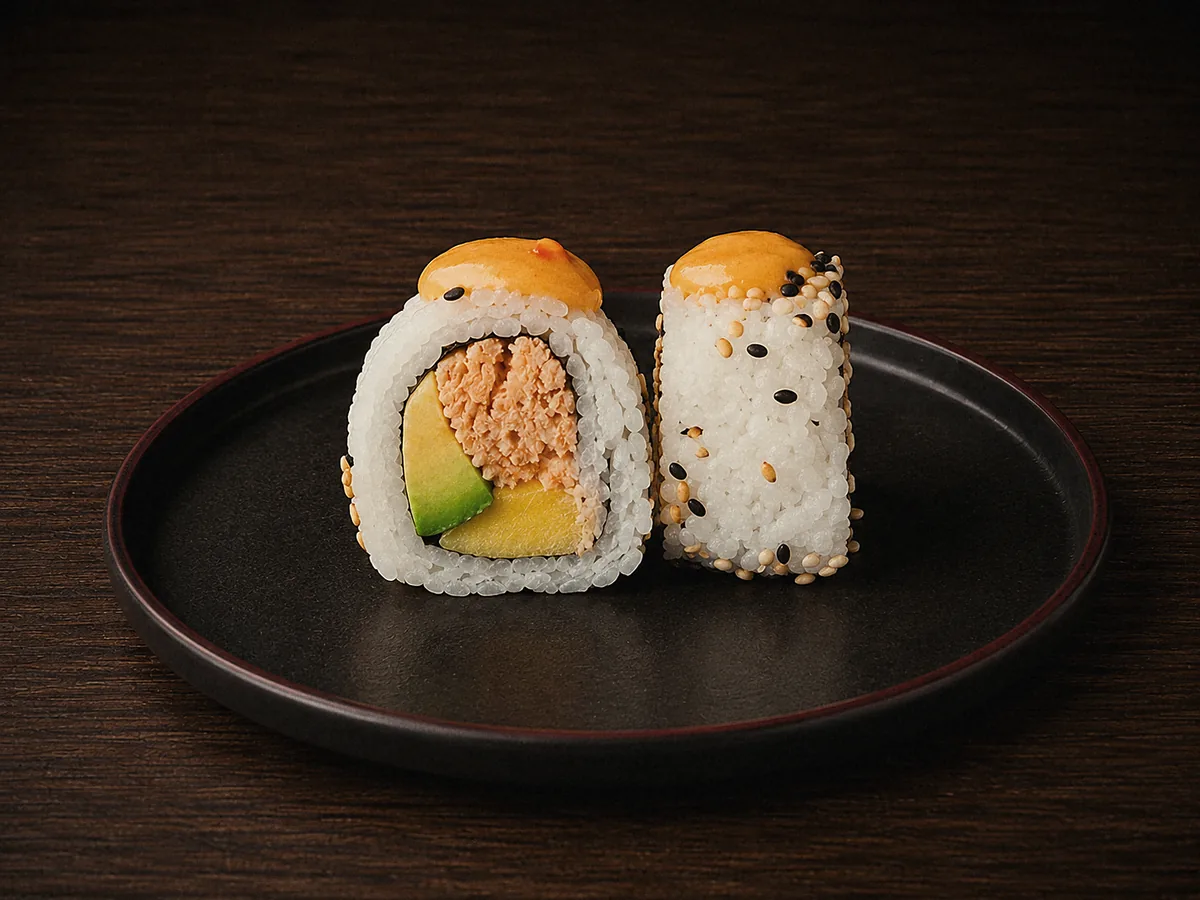 Grilled Salmon Mango Roll